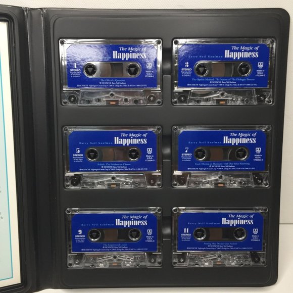 AJ The Magic of Happiness Secrets Joyful Life Barry Neil Kaufman Cassette Set - Picture 2 of 6